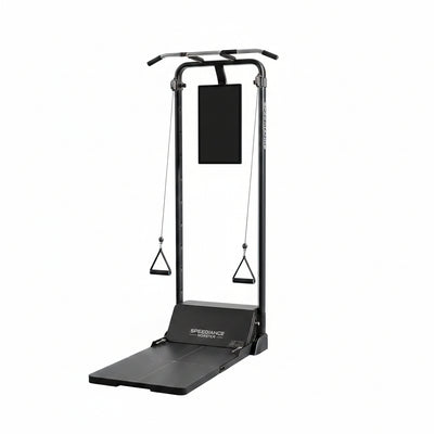 Gym Monster – All-In-One Home Gym Workout Machine with 220LBS Digital Weight, Full Body Strength Training Equipment, No Installation Required