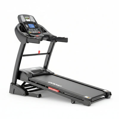 4.5HP Folding Treadmill for Home with 15 Auto Incline, Smart APP, 300Lbs, Hifi Bluetooth Speakers, 64 Programs, 10MPH Speed, Foldable Eletreadmill Running Machine, Knee Strap Gift