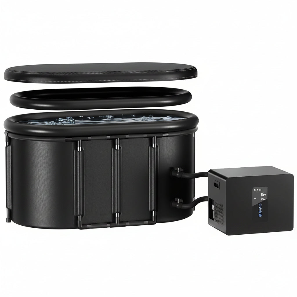 1/3HP Ice Bath Chiller & 148Gal Cold Plunge Tub Bundle