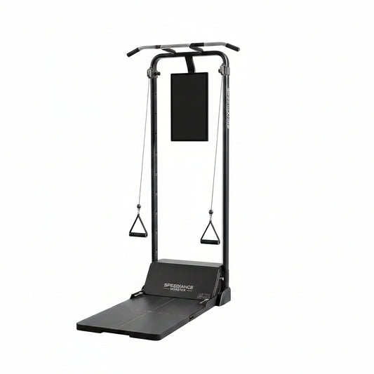 Gym Monster – All-In-One Home Gym Workout Machine with 220LBS Digital Weight, Full Body Strength Training Equipment, No Installation Required