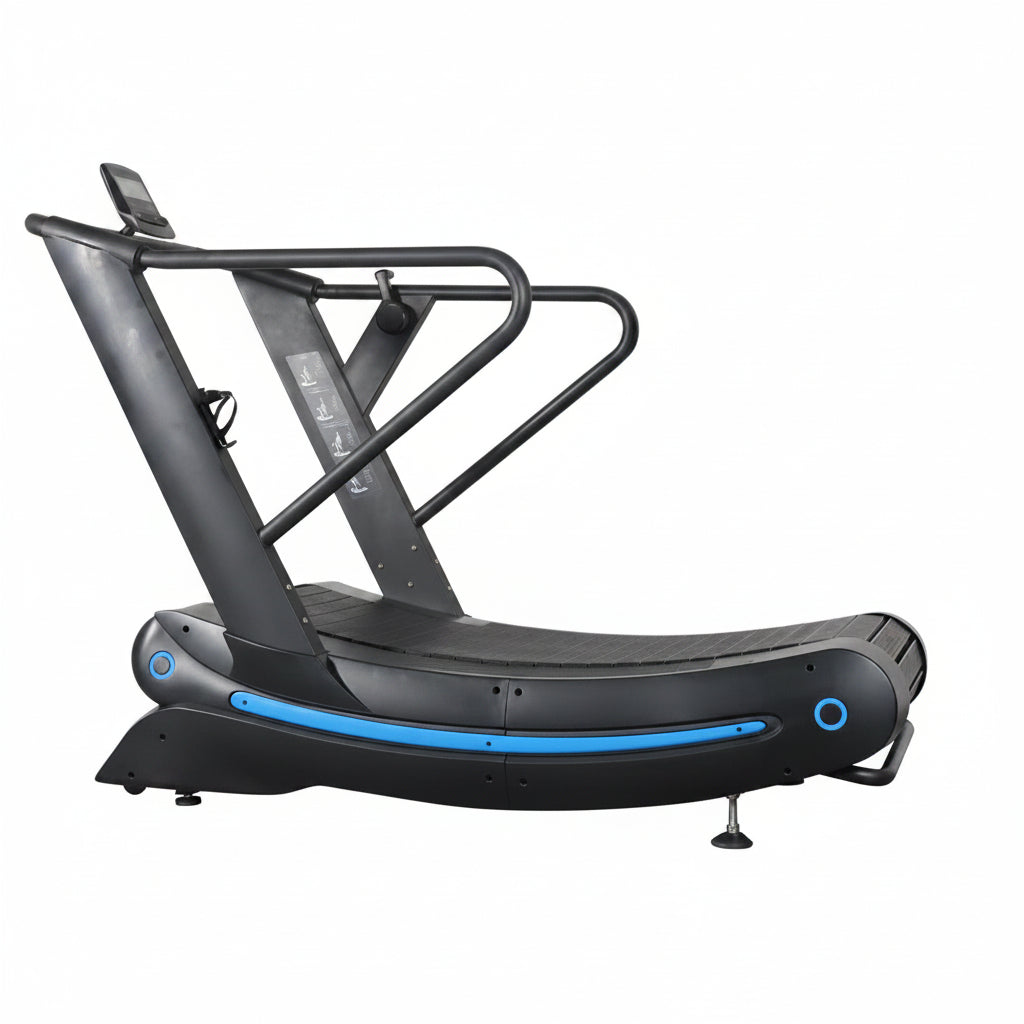 Fitness Gym Equipment Unpowered Air Runner Curved Treadmill Machine Unplugged Manual Treadmill for Compact Gym Setup