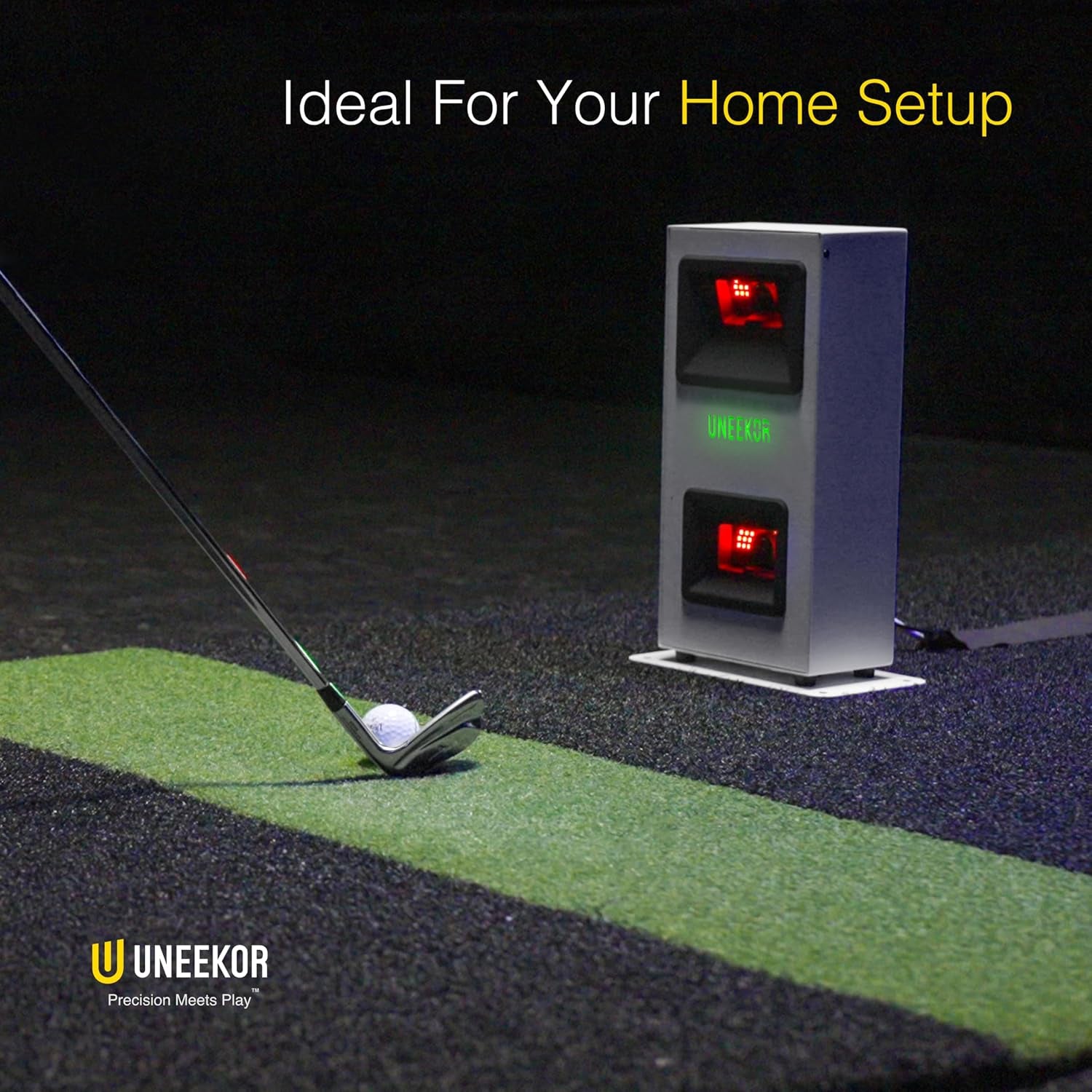 EYE MINI CORE Golf Launch Monitor & Simulator, 15 Ball Data Points, Near-Zero Latency, Works with Gspro, TGC19 & E6