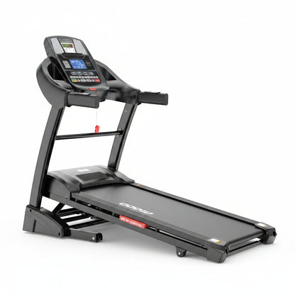 4.5HP Folding Treadmill for Home with 15 Auto Incline, Smart APP, 300Lbs, Hifi Bluetooth Speakers, 64 Programs, 10MPH Speed, Foldable Eletreadmill Running Machine, Knee Strap Gift